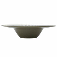 Pleat pastatallrik Ø26 cm, grå/brun