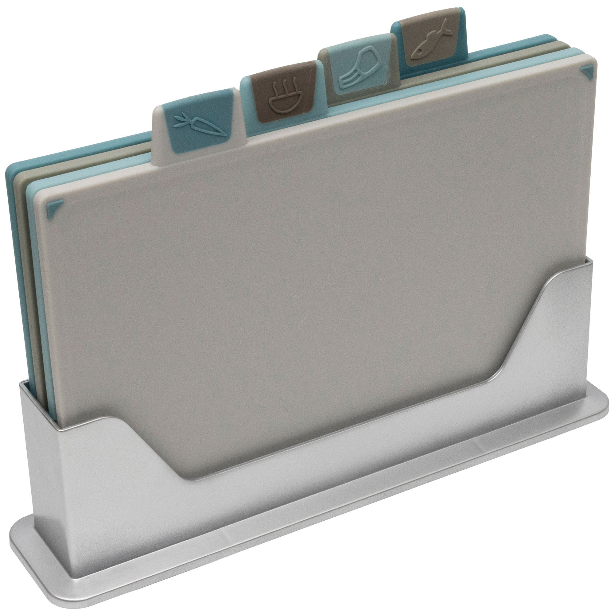 Essentials Skjærebrett med stativ 5 deler