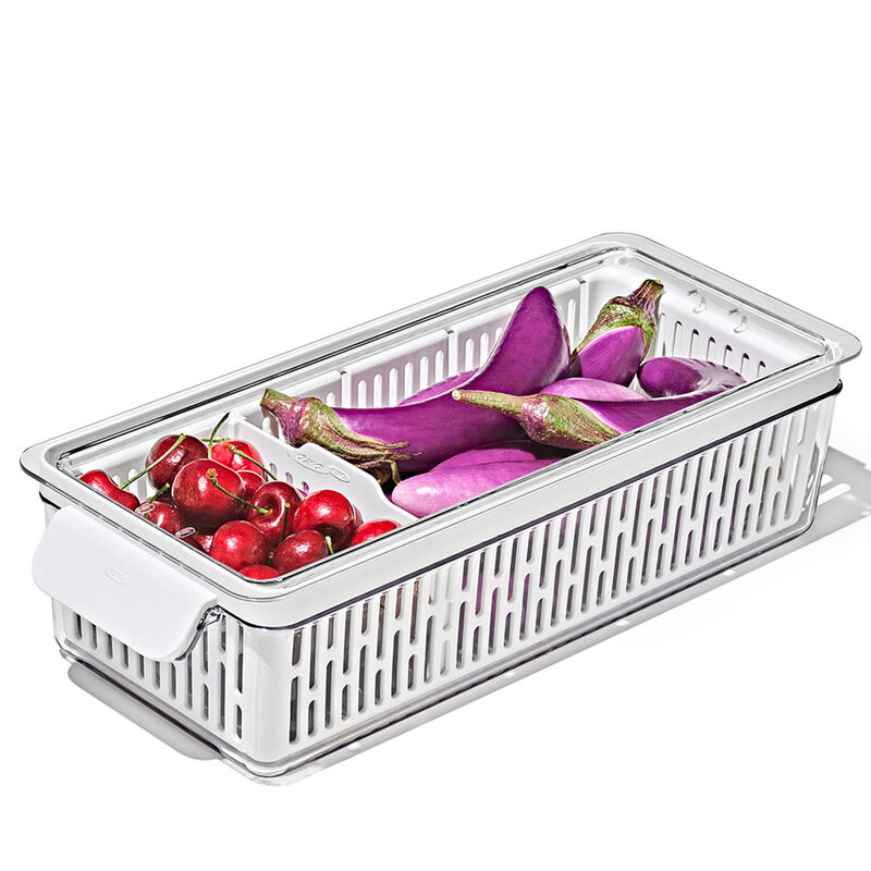 OXO-Produce Saver vihannesastia (pitkä)