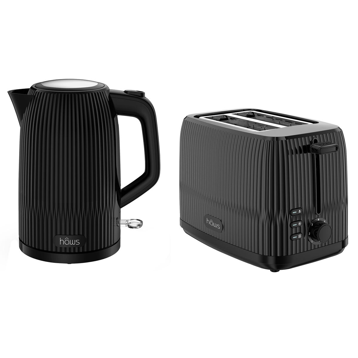 Leivänpaahdin & vedenkeitin, musta