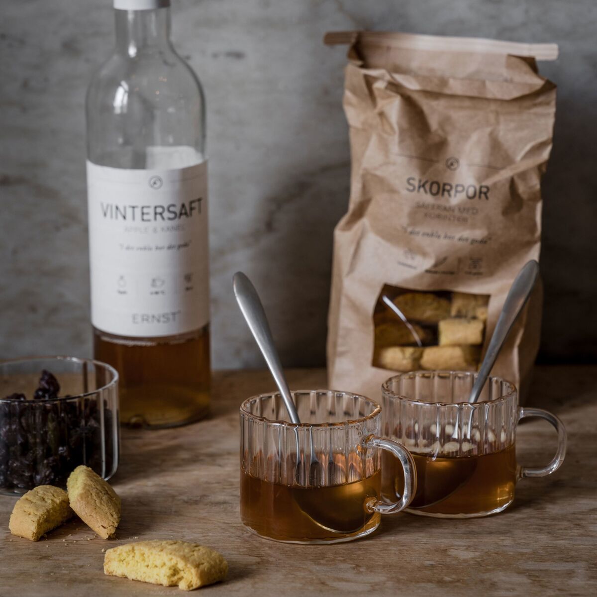 Glögglas räfflat 10 cl