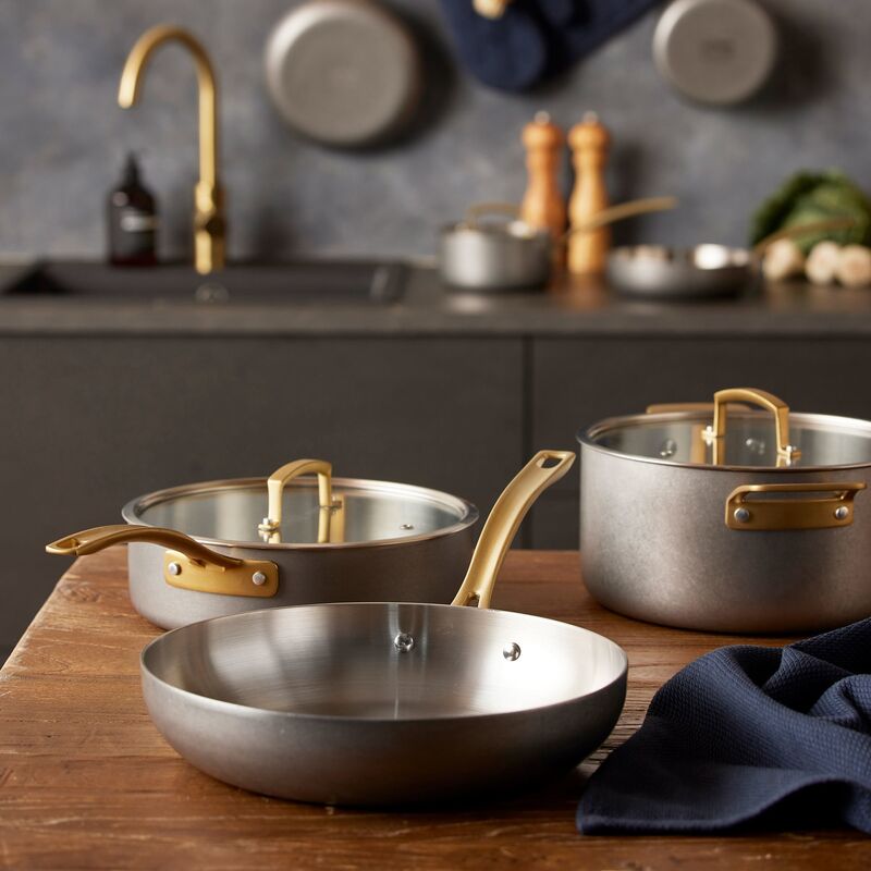 Durance kasserolle med lokk 2 liter 18 cm, rustfritt stål