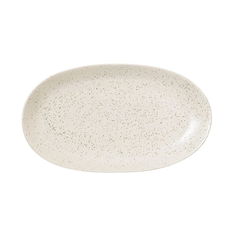 Nordic Vanilla oval tallerken 30 x 17 cm