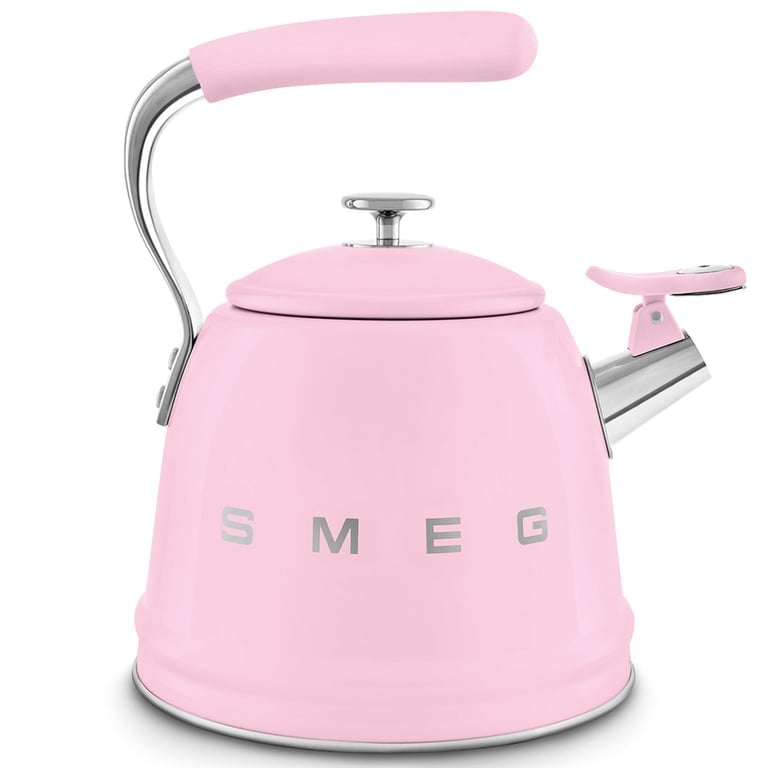 Vandkedel med fløjte 2,3 liter, rosa