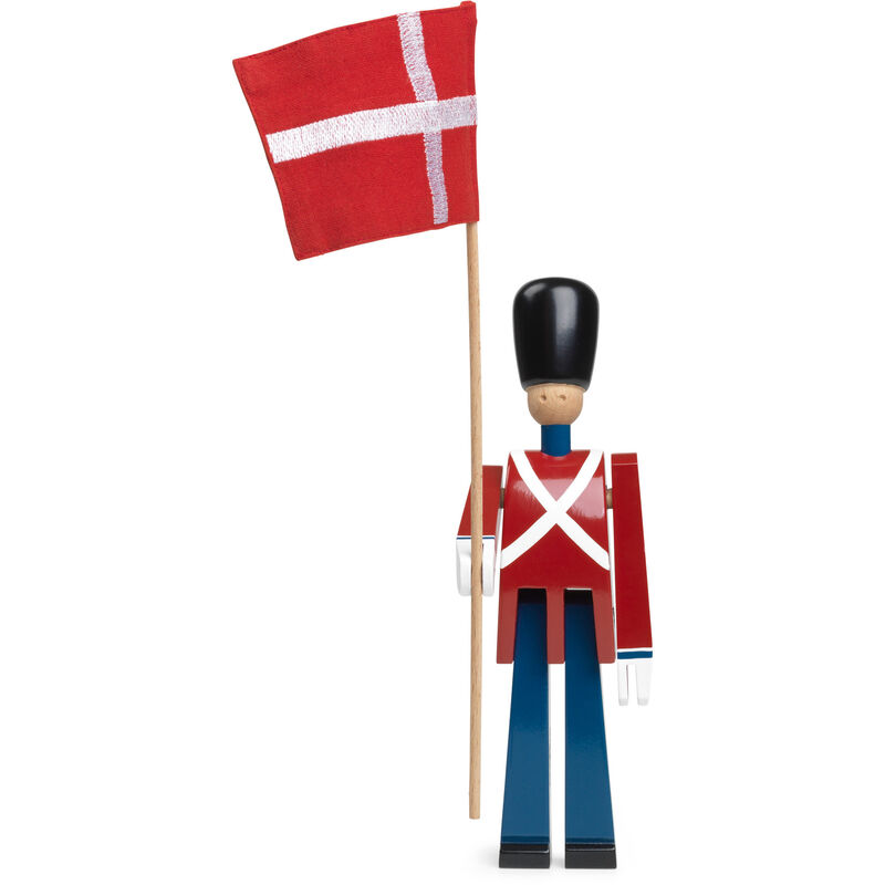 Fanbärare med Textilflagga