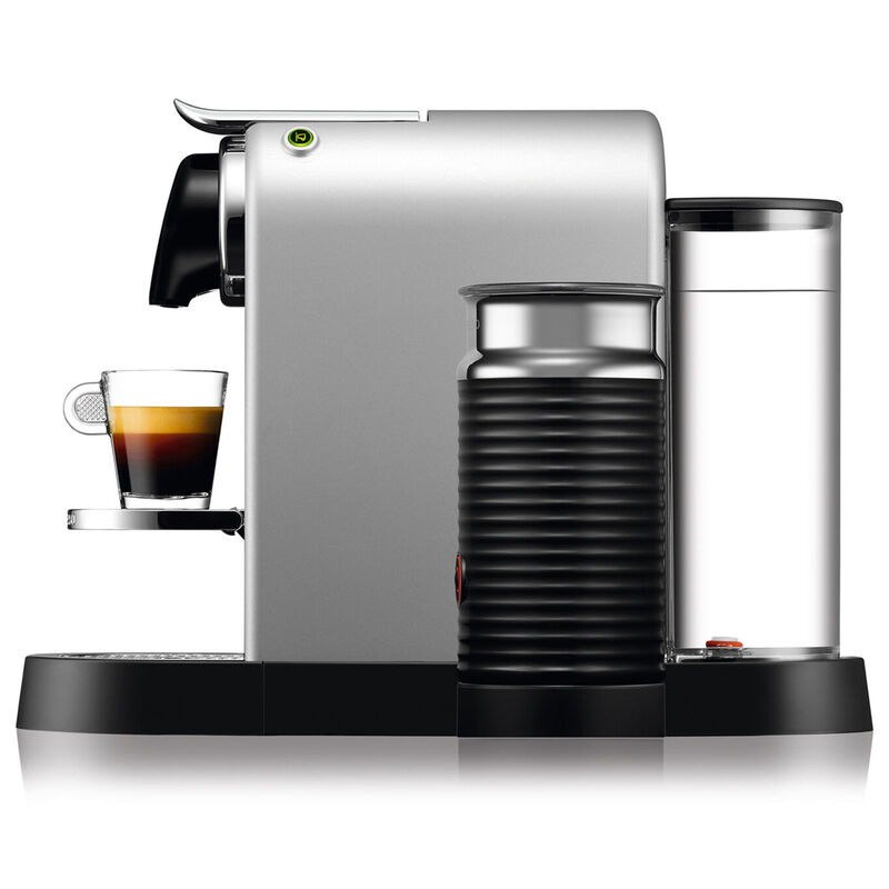 Nespresso by Sage SEC 660 CitiZ & Milk kapselmaskine med mælkeskummer, sølv