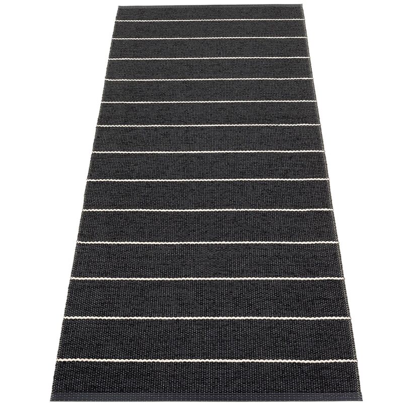 Matto Carl, 70 x 270 cm, black/charcoal