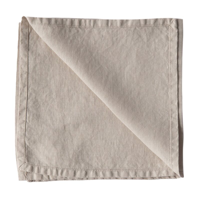 Serviet 45 x 45 cm, warm grey