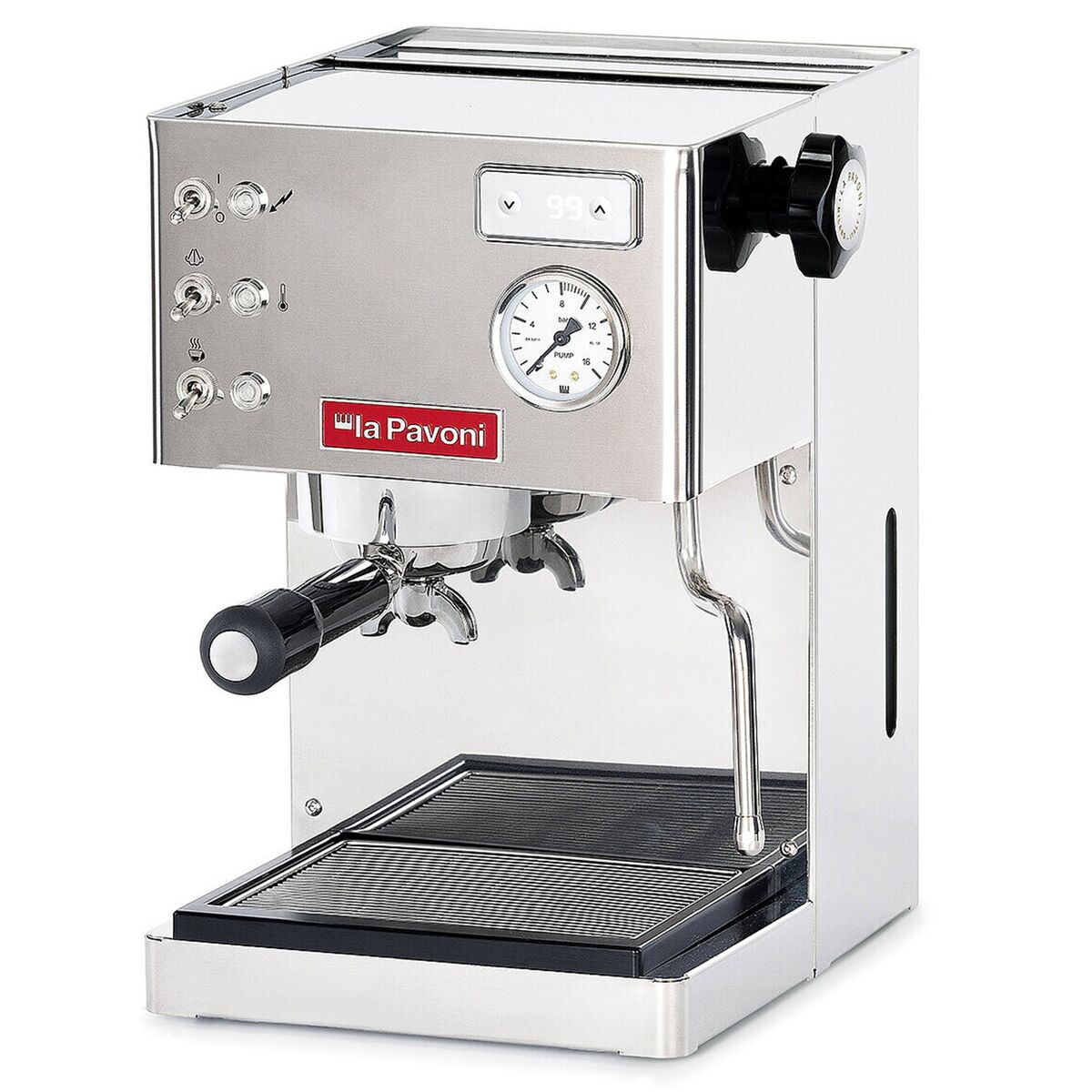 Casa Bar PID espressomaskin, rostfritt stål