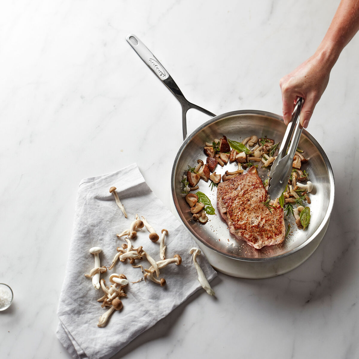 Multiline 7 paistinpannu 20 cm, ruostumatonta terästä