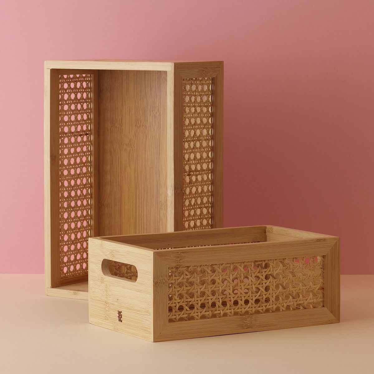 Förvaringsbox 15 cm, bambu