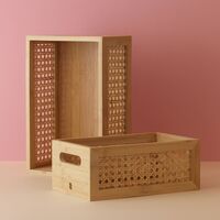 Förvaringsbox 15 cm, bambu