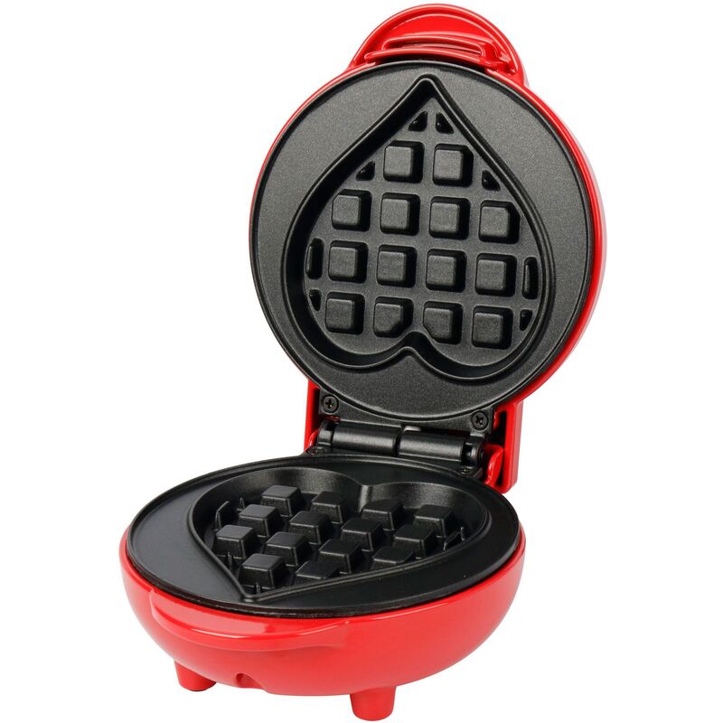 Belgisk våffeljärn, röd