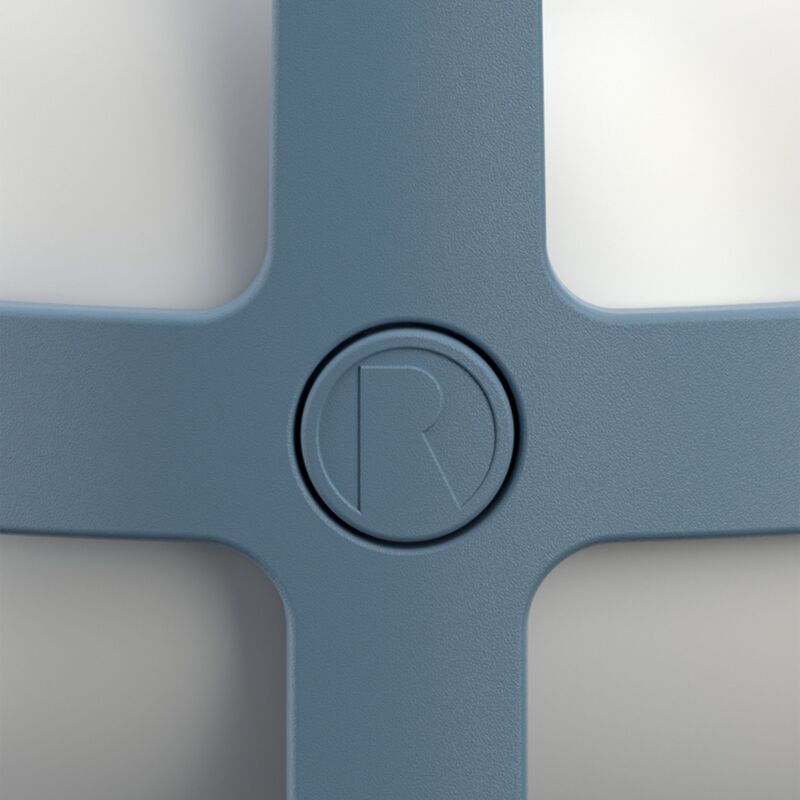 Solar Circular lampa 18,5 cm, sky blue