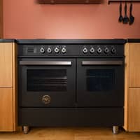 PRO105I2ECAT Professional induktionsspis med dubbelugn, 100 cm, svart 