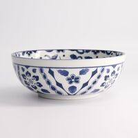 Blue Maizuru kulho 20 cm, sininen/valkoinen