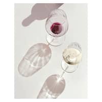 Sternschliff vitvinsglas, 2-pack