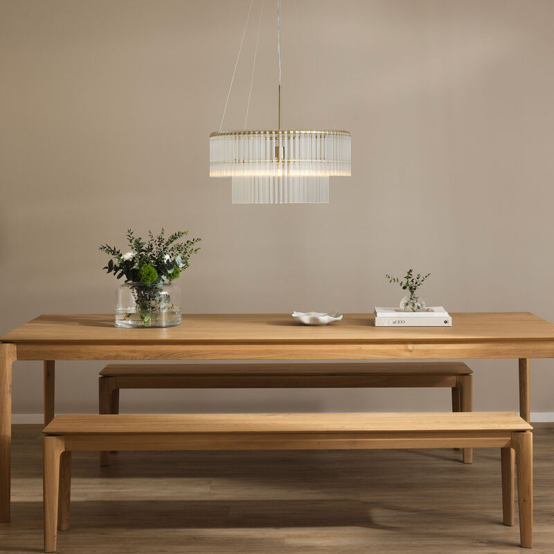 Globen Lighting Hook pendellampe 60 cm, klar/messing