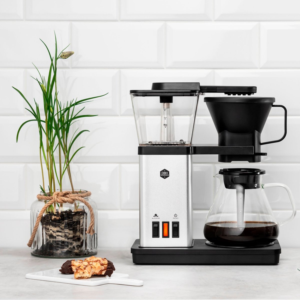 Blooming Coffee Maker 1,25 liter, sølv