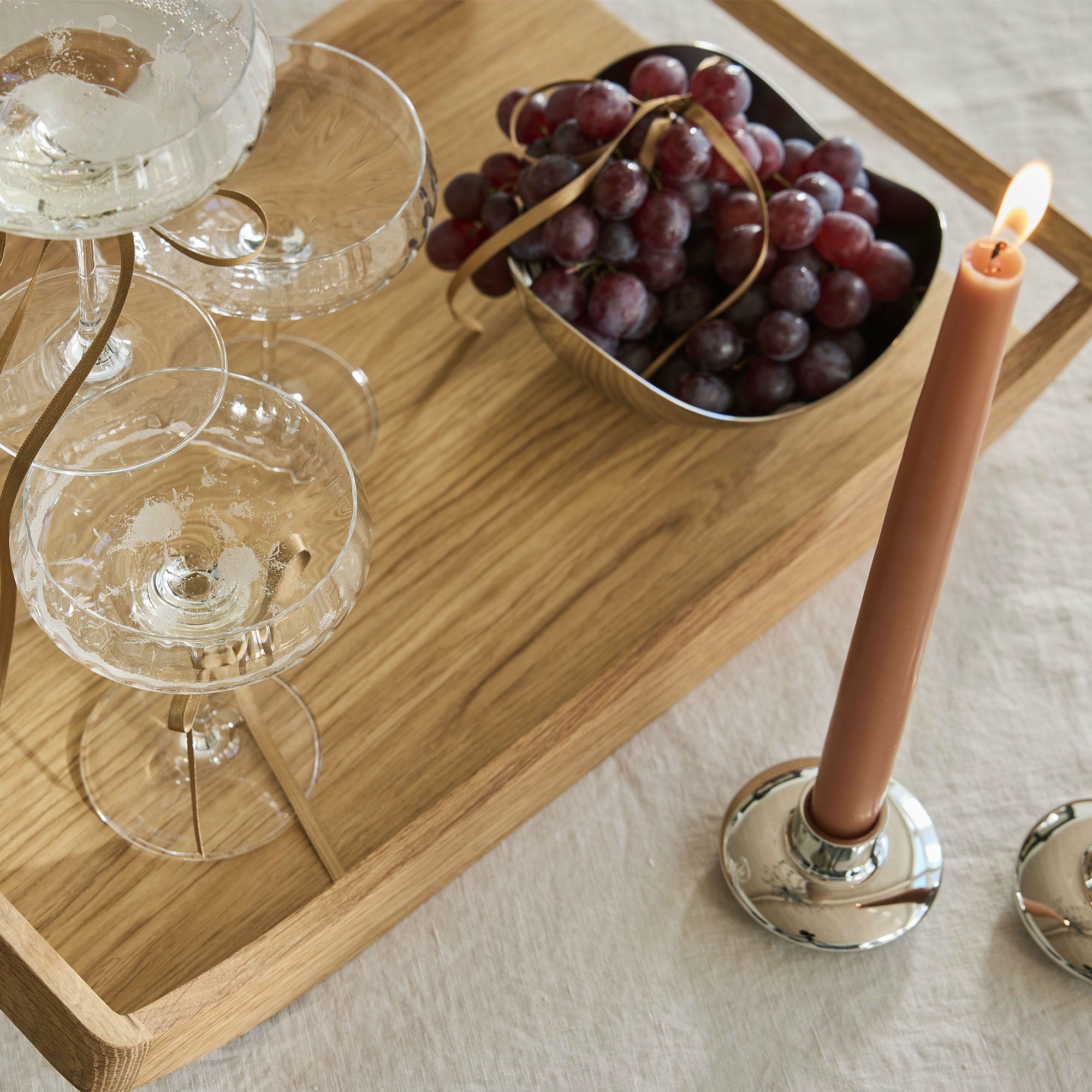 Alternativ bild 1 för Georg Jensen Barbry Träfat
