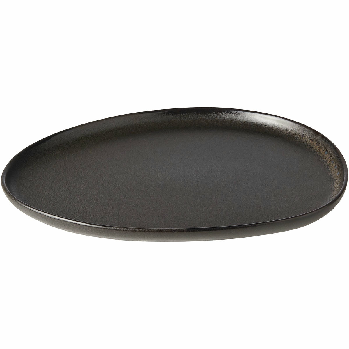 RAW Organic förrättstallrik, 24x21 cm, titanium black