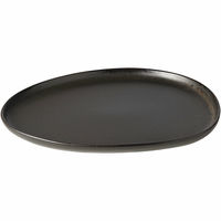 RAW Organic förrättstallrik, 24x21 cm, titanium black