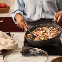 Vipiteno traktørpanne med lokk 28 cm, aluminium