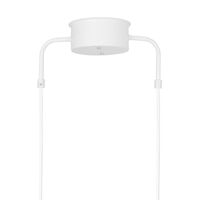 Curve 3 pendel lampe, hvid