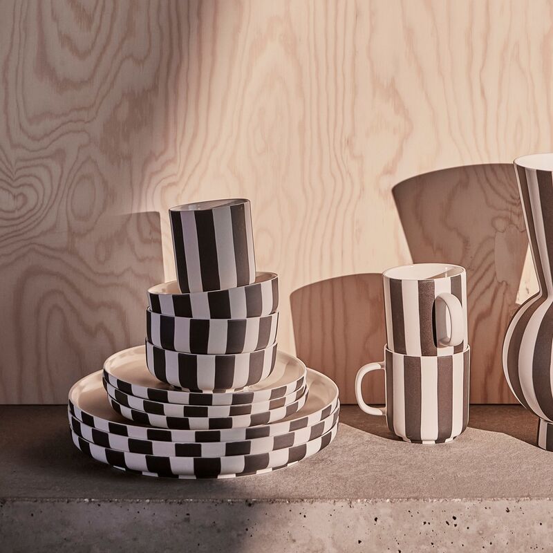 Toppu kulho small 13 cm, valkoinen/musta