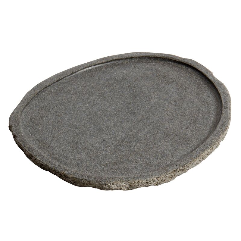 Valley tarjotin 40 cm, harmaa/luonnonvärinen