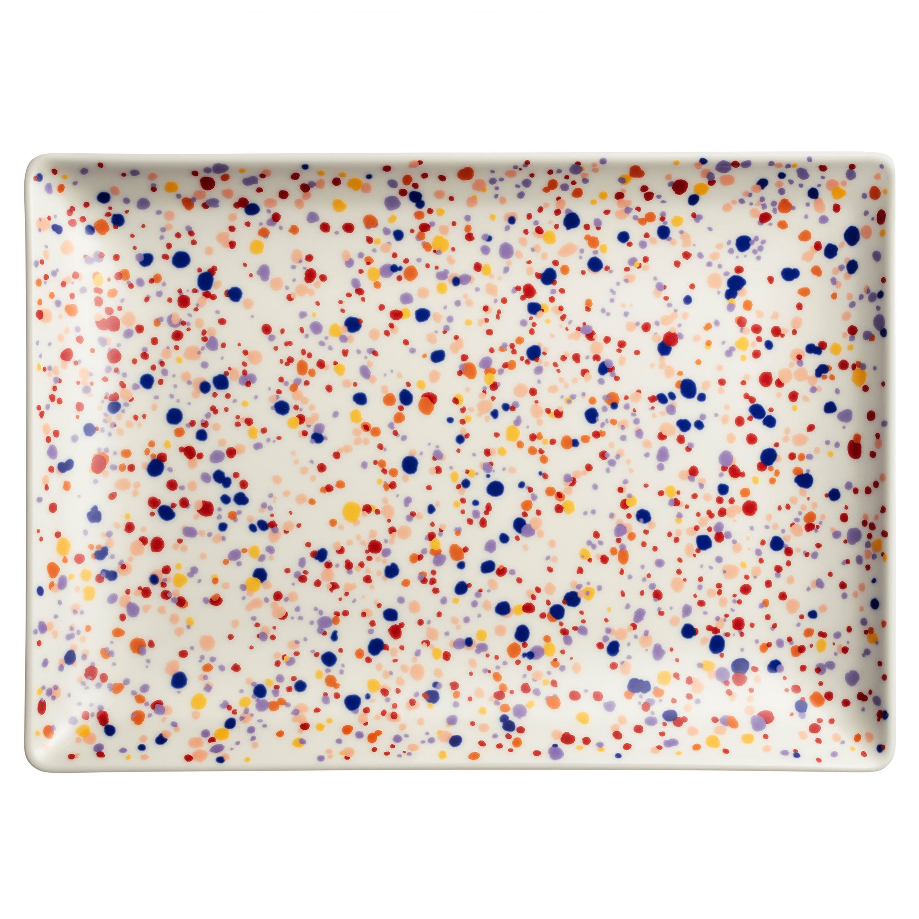 Oiva Toikka Collection Helle A4 tallrik 21 x 29 cm, blå-brun