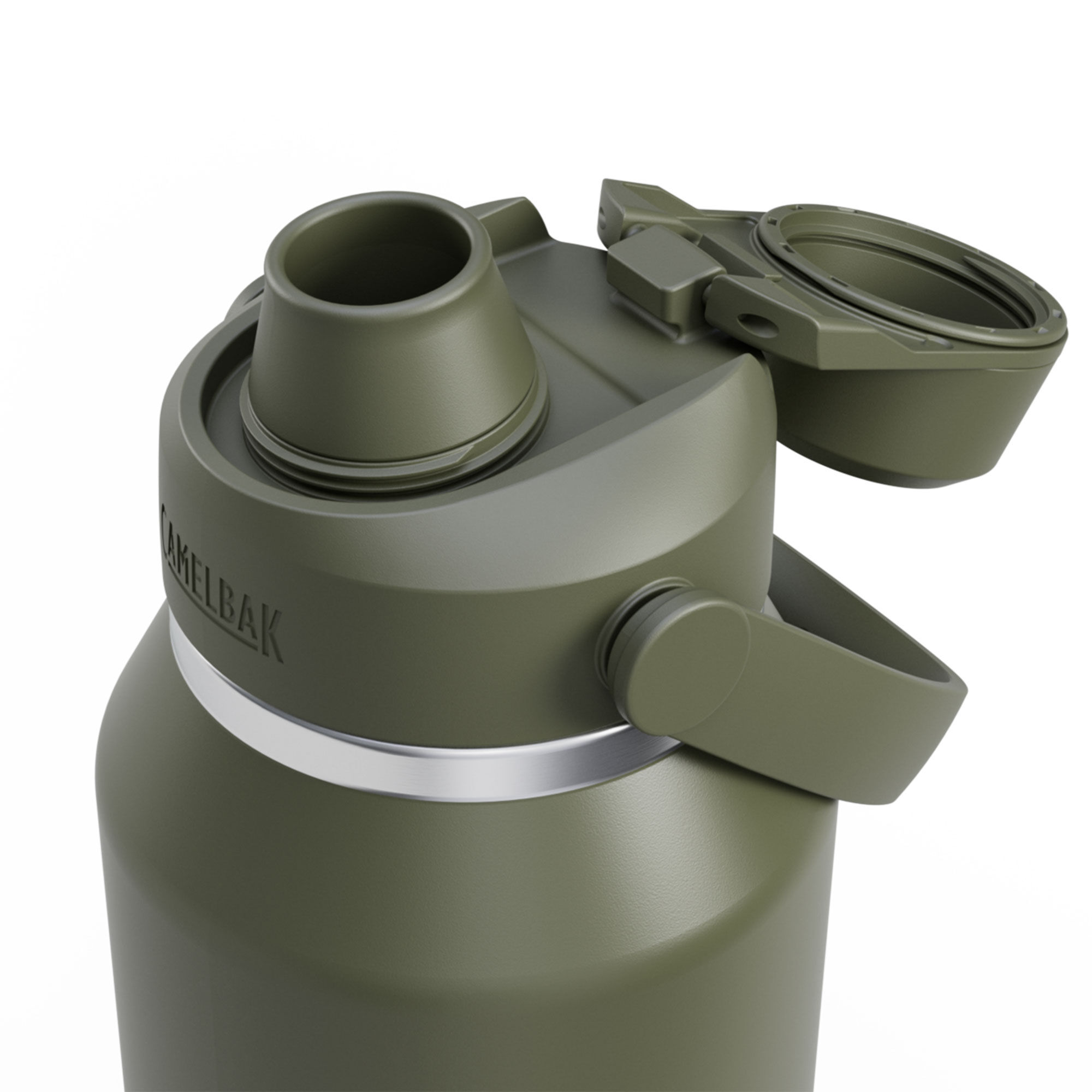 Thrive Flip Straw drikkeflaske 1 liter, moss