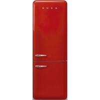 Smeg FAB38RRD6 Kombiskap høyrehengslet 70 cm, rød