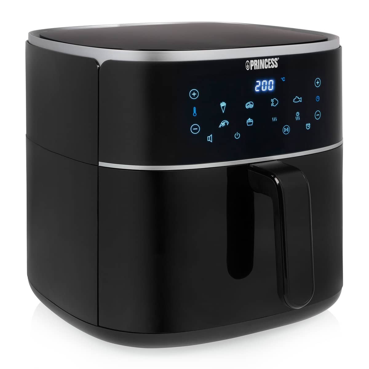 Digital airfryer 8 liter, svart