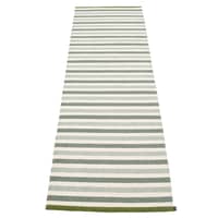 Teo gulvteppe 70 cm x 240 cm, sage/army/vanilla
