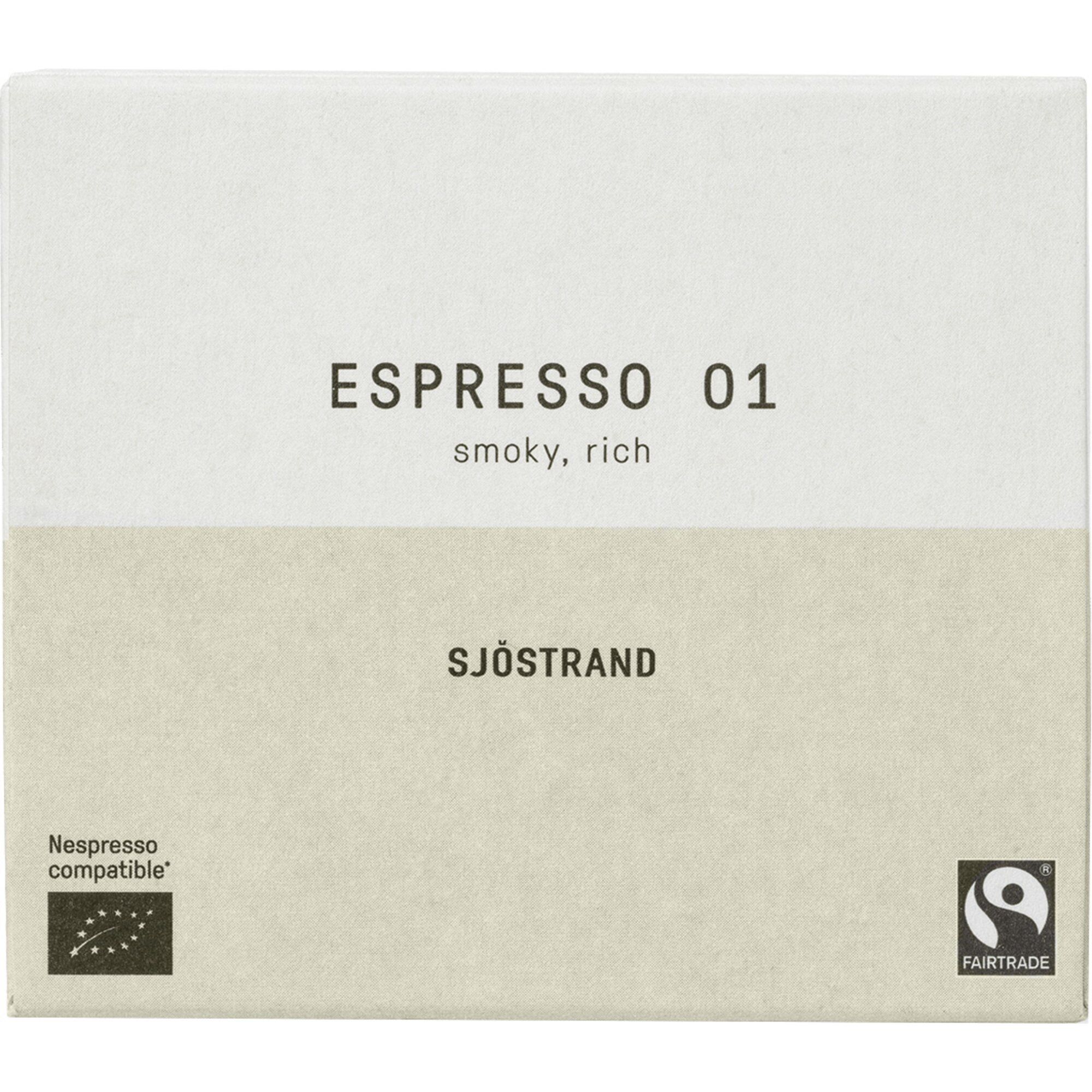 Alternativ bild 1 för Sjöstrand Sjöstrand N°1 Espresso Kapslar, 10-pack