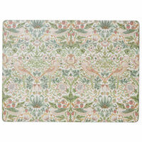 Spode Morris & Co Strawberry Thief bordstablett 4-pack, grön