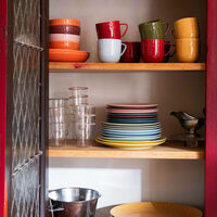 Confetti tallerken 24 cm, lemon