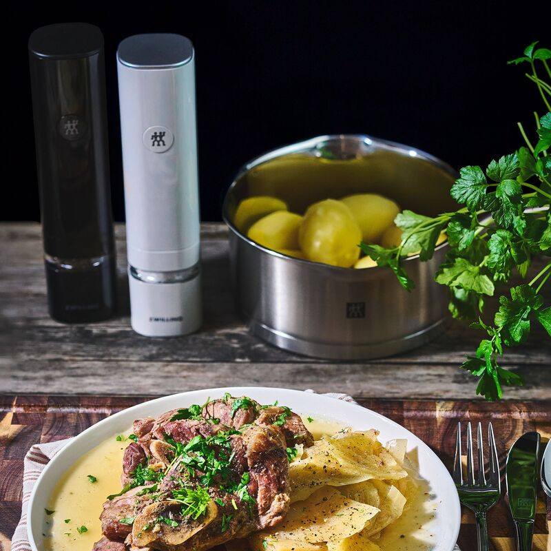 elektrisk kvarn, svart