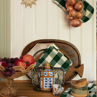 Elsa gryteklut 20 × 20 cm, grønn/beige