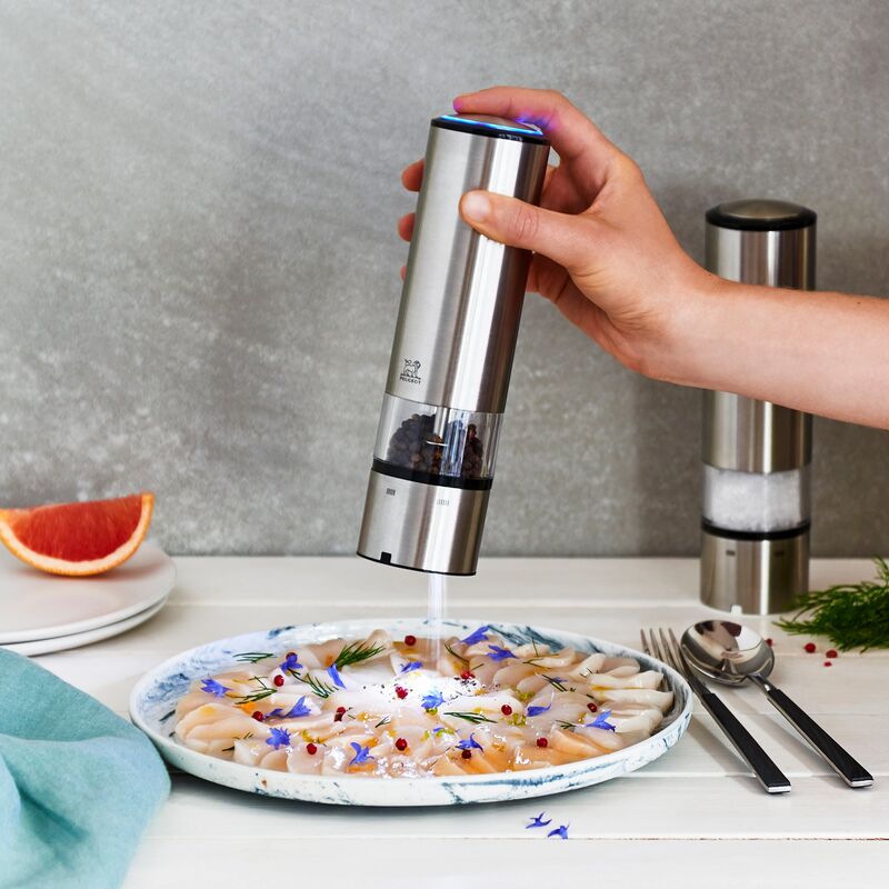 Elektrisk Salt- & Pepparkvarn20 cm Rostfritt Stål