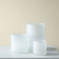Frost telysholder, 3 stk, white