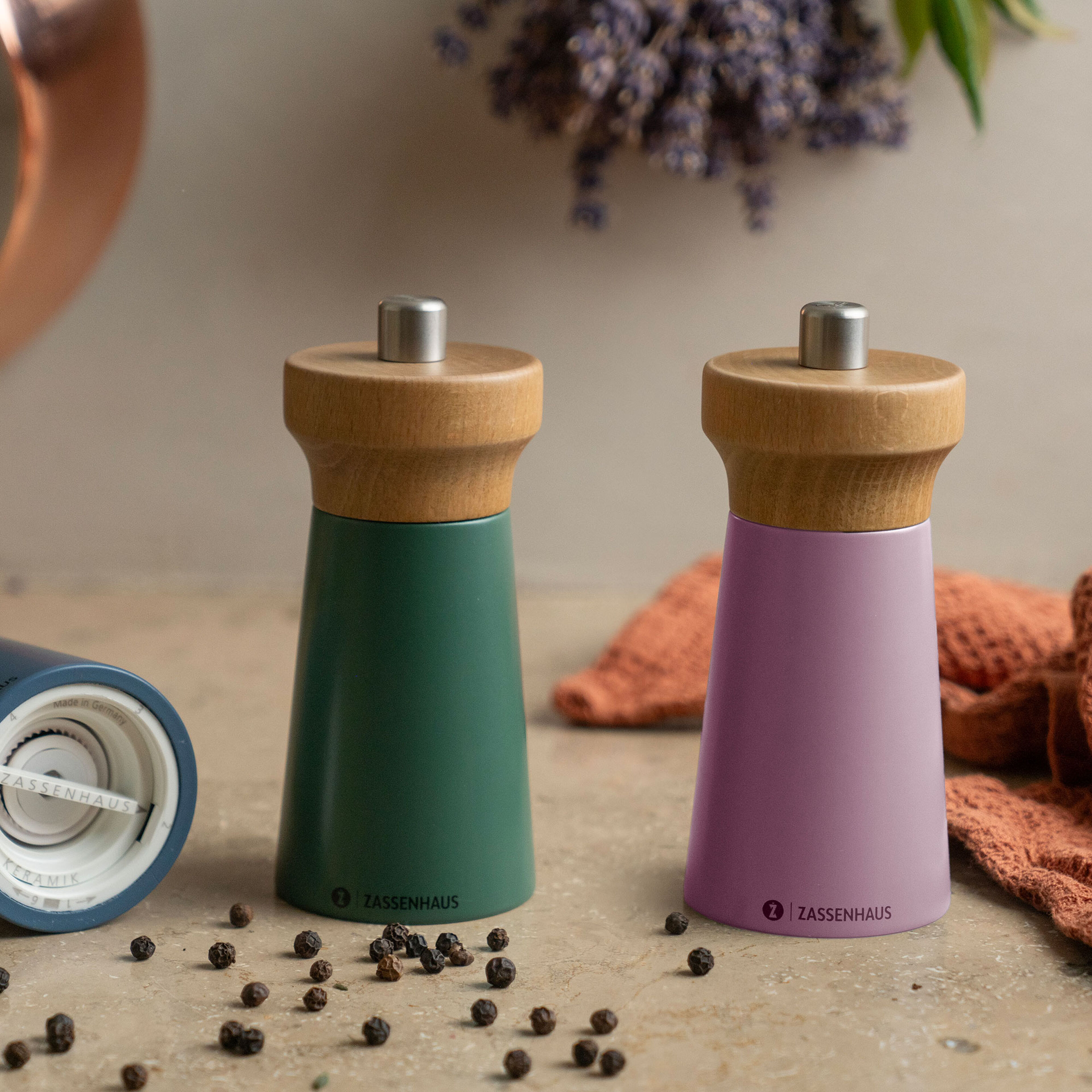 Saltkvarn 12cm, lotus