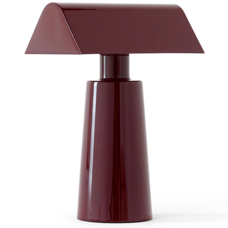 AndTradition Caret MF1 kannettava pöytävalaisin, burgundy