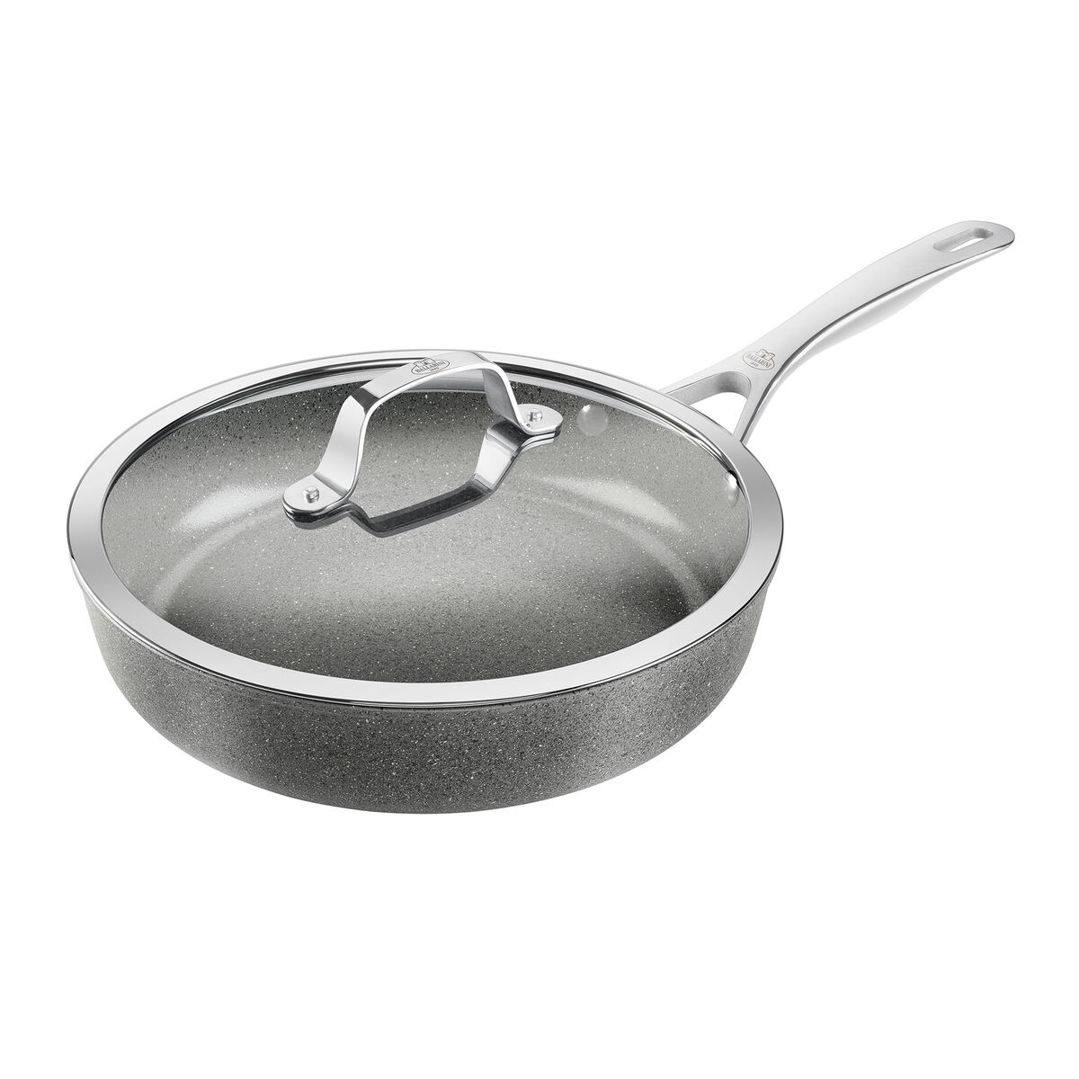 Salina traktørpanne med lokk 28 cm, aluminium