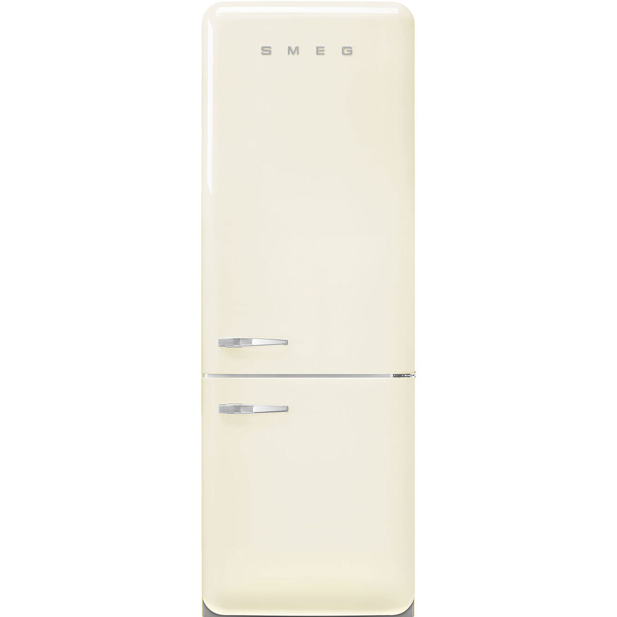 Smeg FAB38RCR6 högerhängd kyl/frys 70 cm, creme