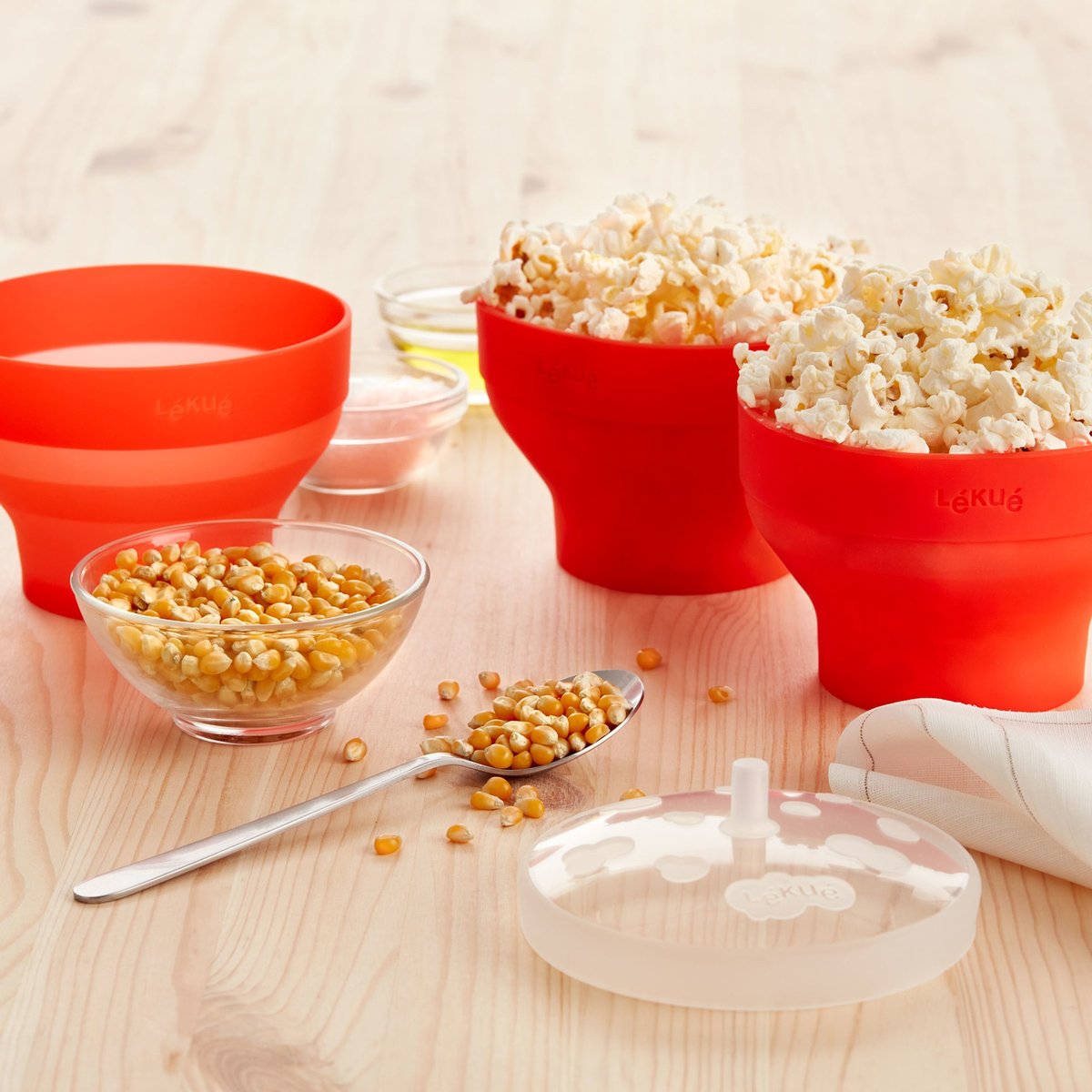 Mini popcornskåle, 2 stk.