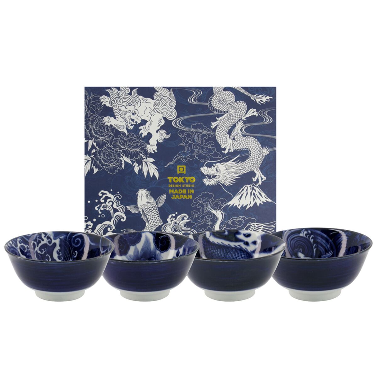 Japonism skålset 4 delar