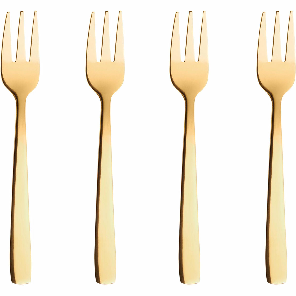 RAW tårtgafflar guld 4 st