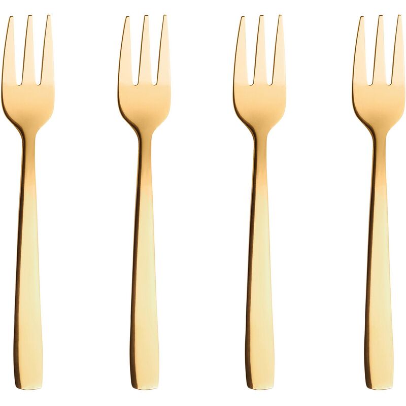 RAW Kakegafler 4 stk, Gull